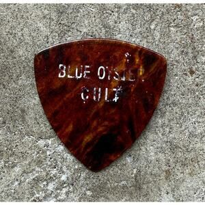 Mid-70s Blue Oyster Cult Tortoise Shell Tour-Used Guitar Pick Pastore Music